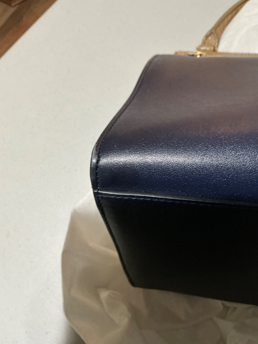 Celine Trapeze Medium Python Multi-Colored Shoulder Bag - Picture 11 of 14